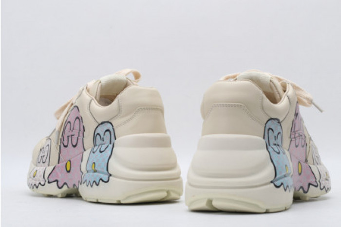 GUCC RHYTON LEATHER SNEAKER