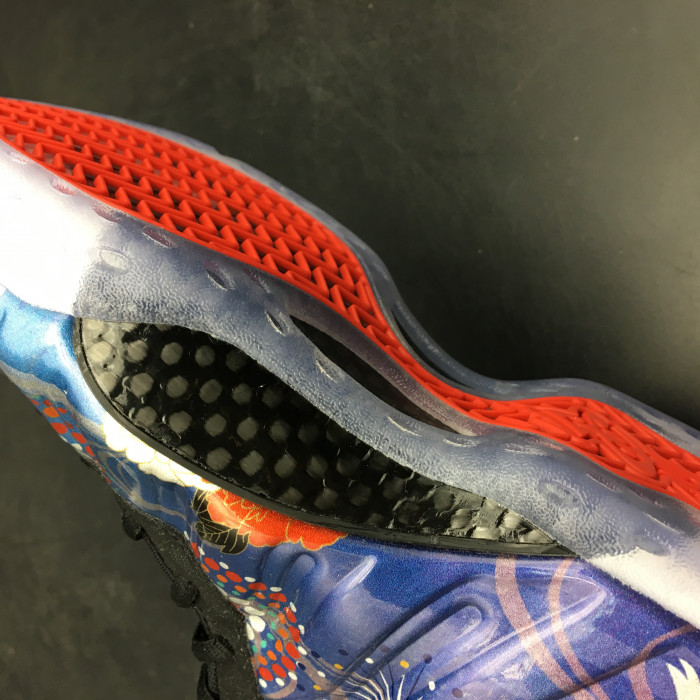 NIKE AIR FOAMPOSITE ONE LNY QS "LUNAR NEW YEAR 2018" AO7541-006